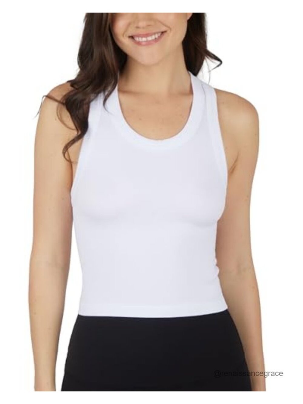 Seamless Ribbed Racerback Fitted Tank Top 3 Pack - Picture 6 of 6